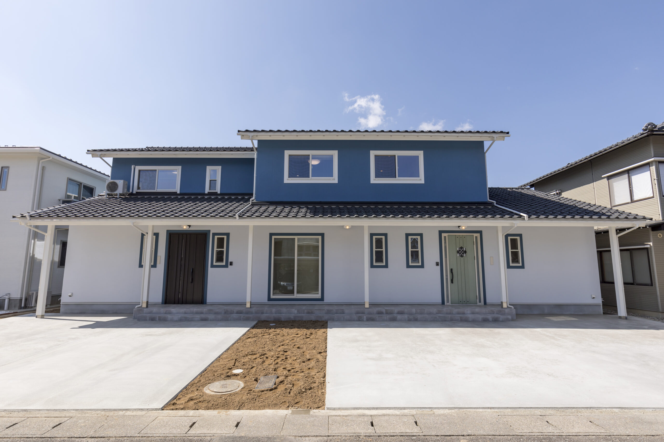 T様邸二世帯の家